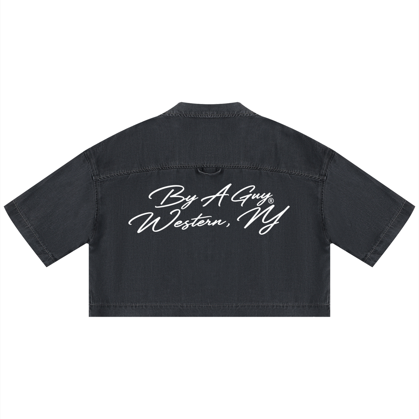 Women's Vintage Wash Boxy Cropped Shirt