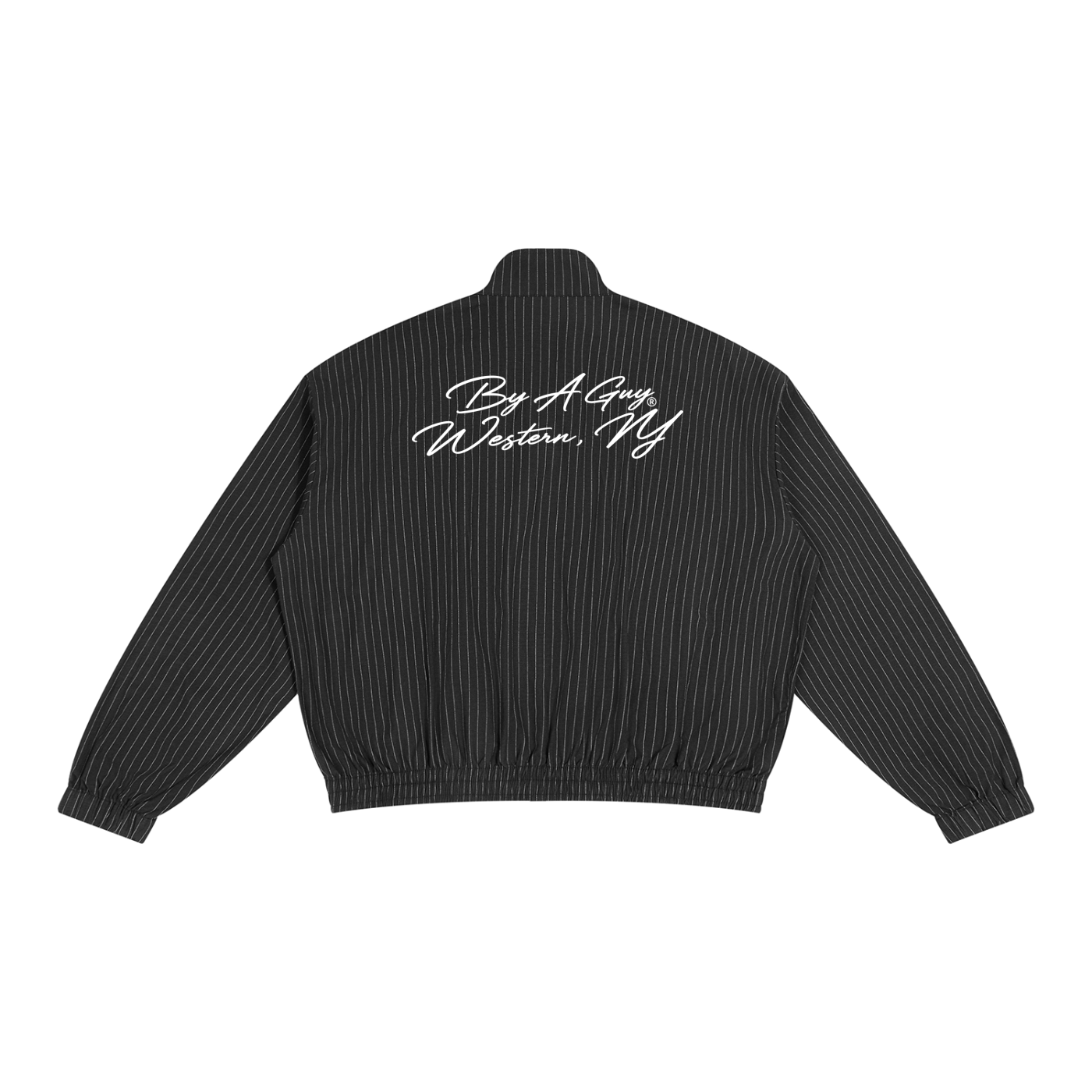 Striped Full-Zip Track Jacket
