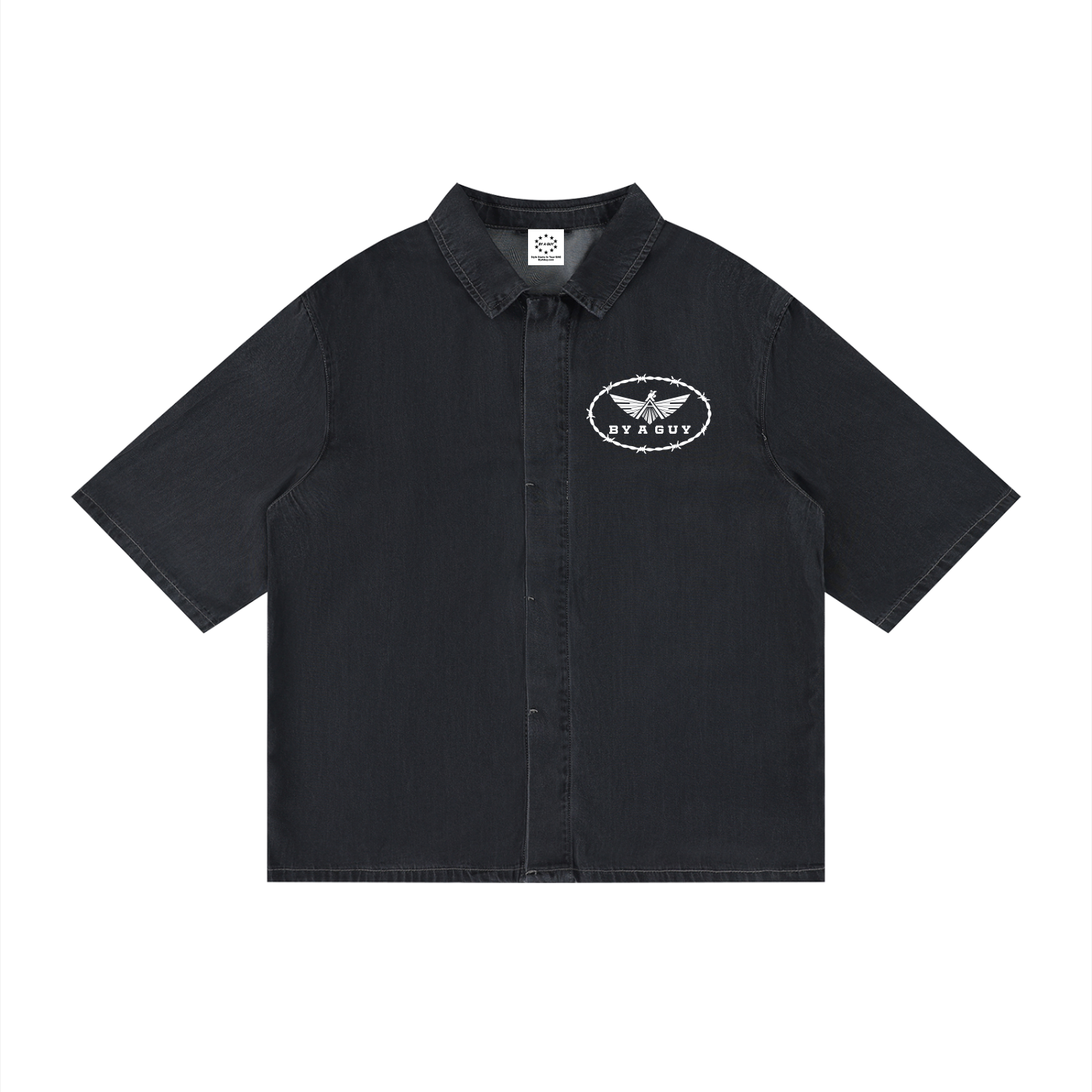 Vintage Wash Drop Shoulder Shirt