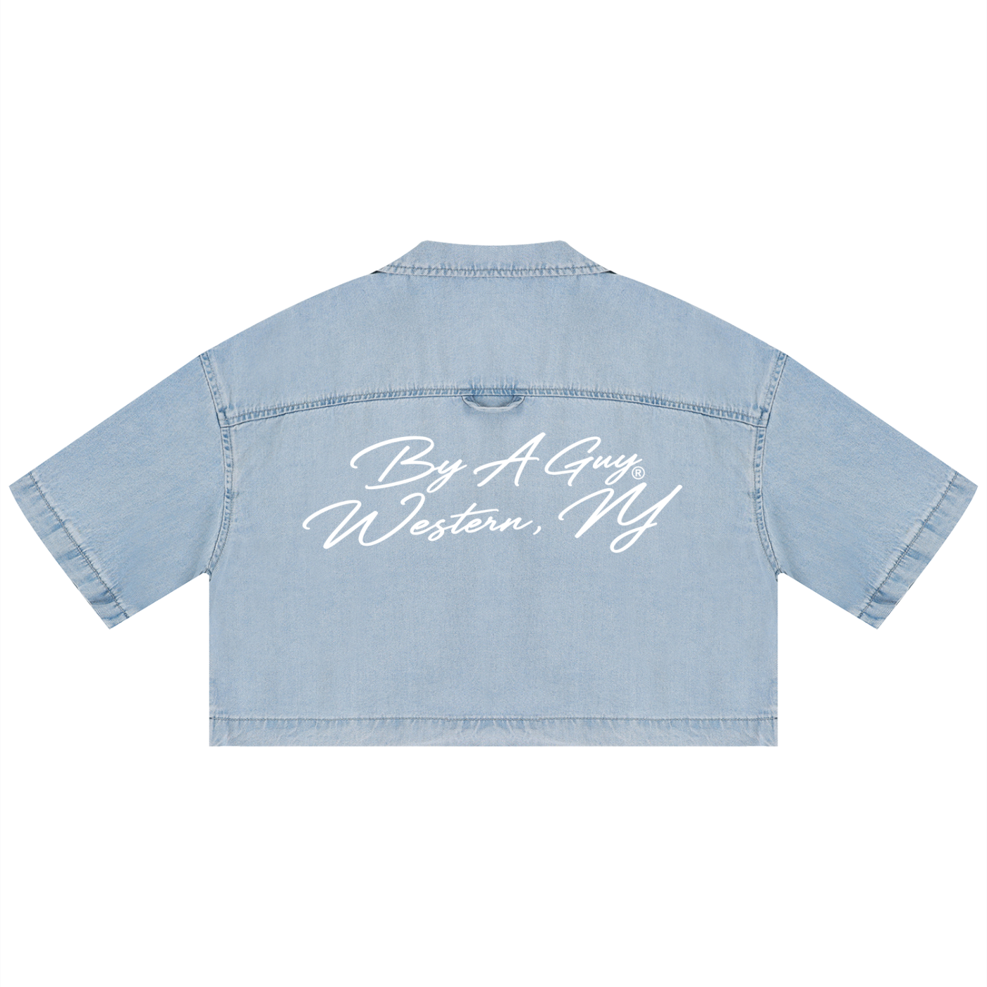 Women's Vintage Wash Boxy Cropped Shirt