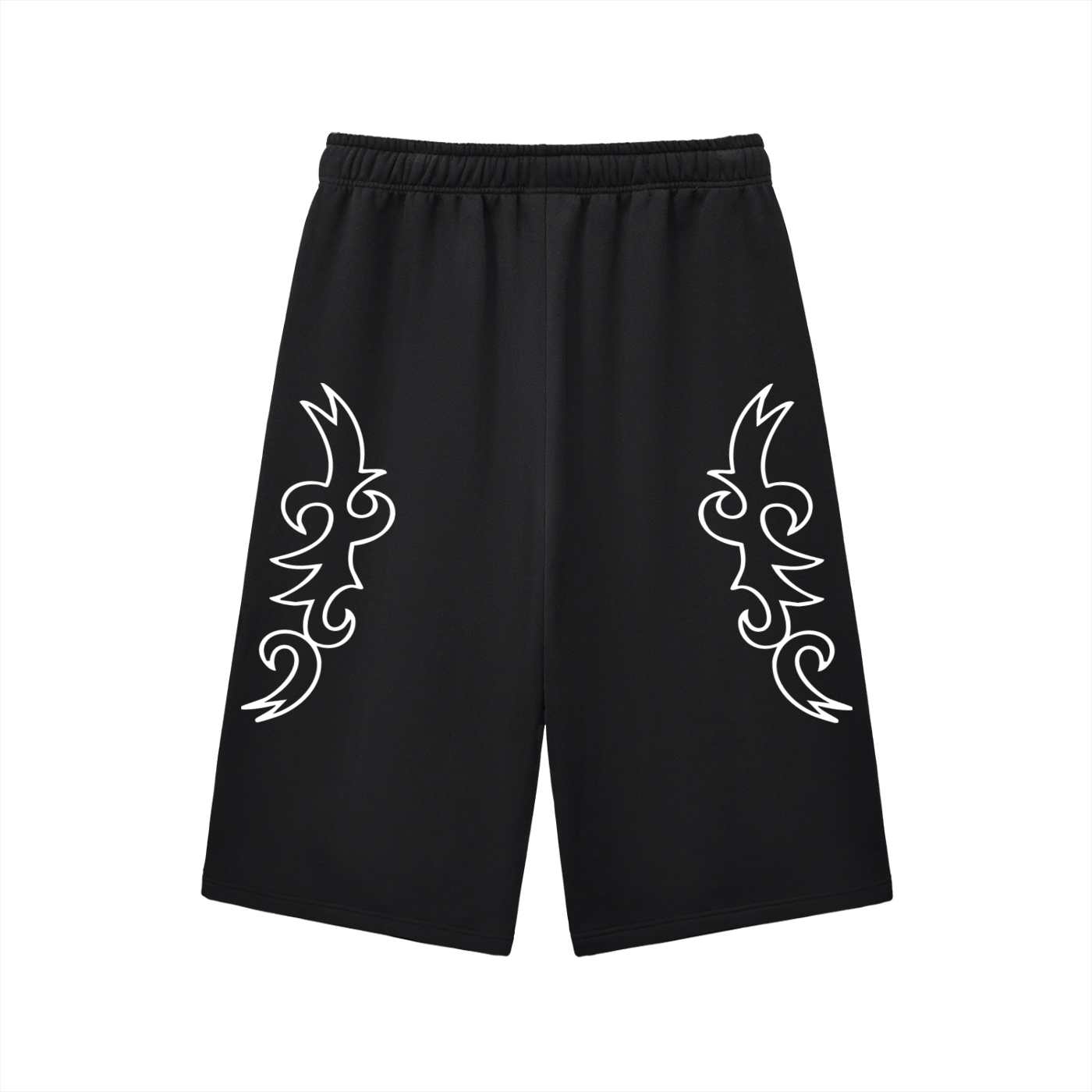 Relaxed Drawstring Three-quarter Sweatpants