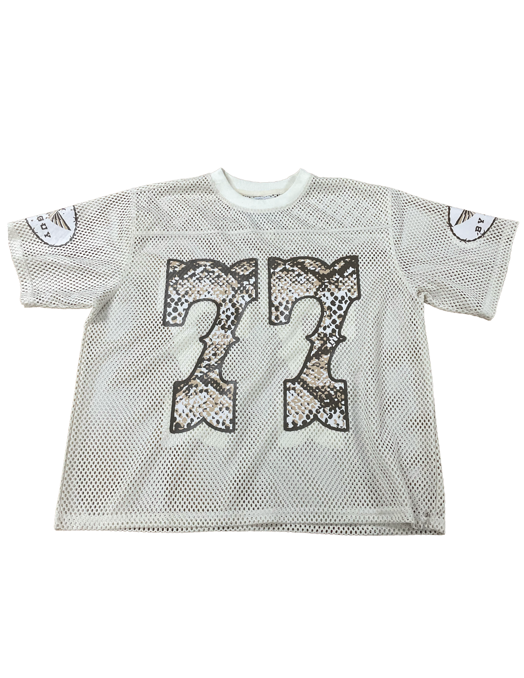Mesh Football Jersey Cream